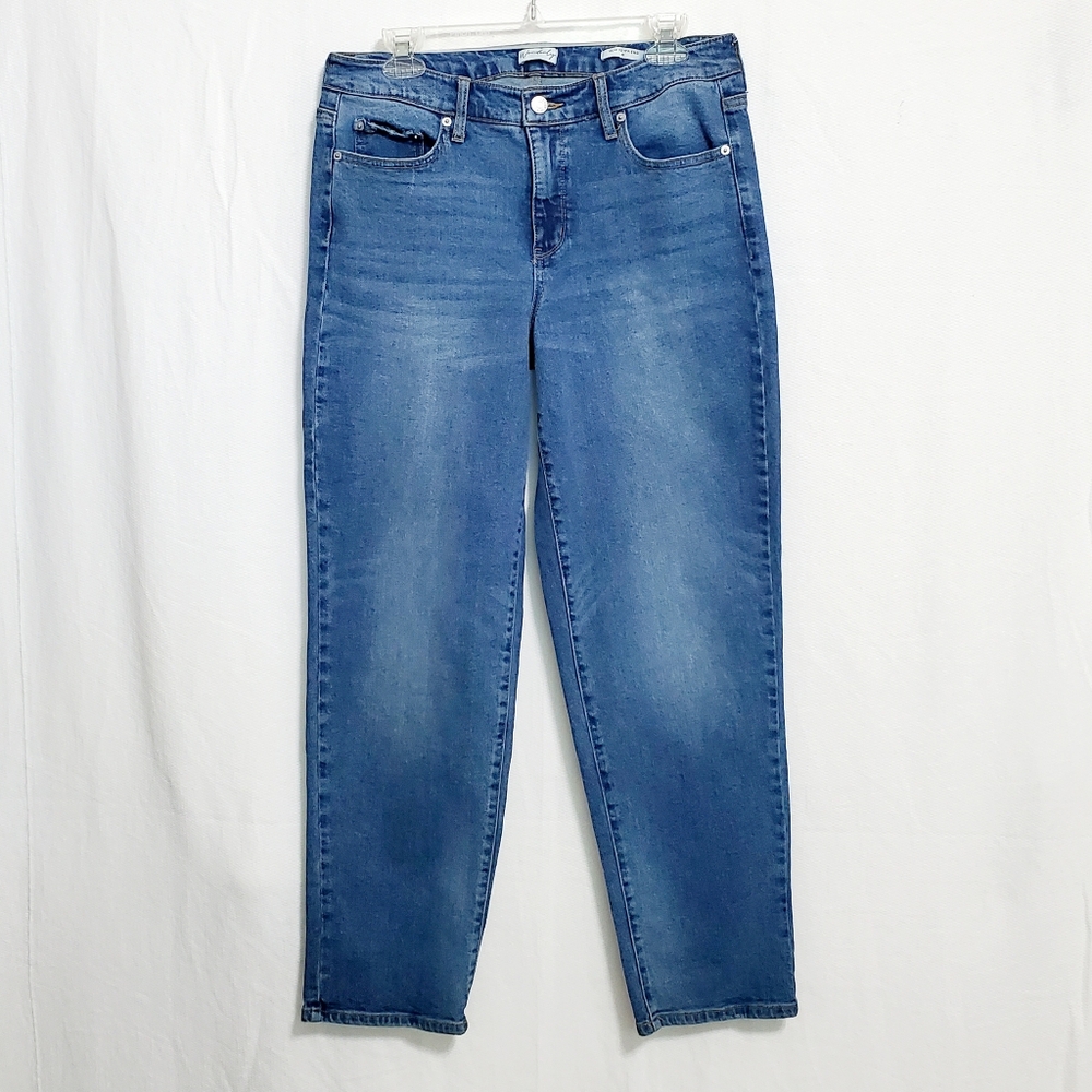 Wonderly Slim Boyfriend  High Rise Jeans Size 10 - Picture 2 of 9